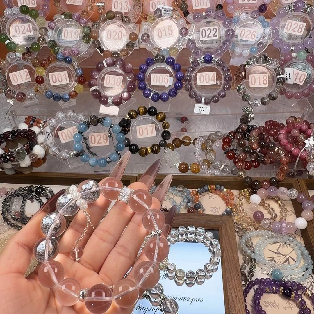 *****烟晶手链银S925镶嵌