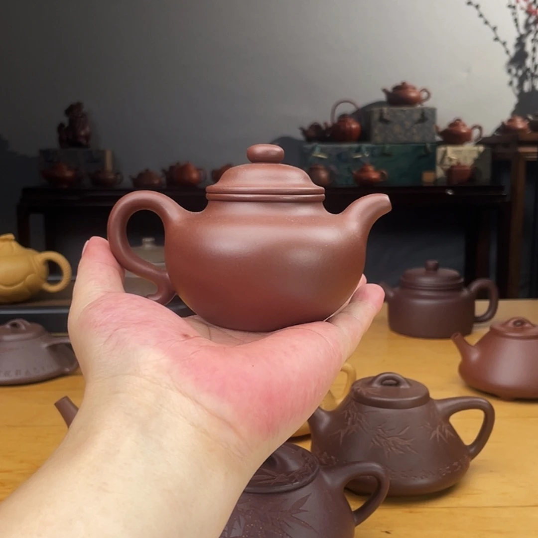 茶壶紫砂宜兴紫砂壶半手工