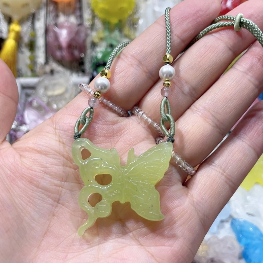 【闪购商品】未镶嵌岫玉颈饰15吊坠