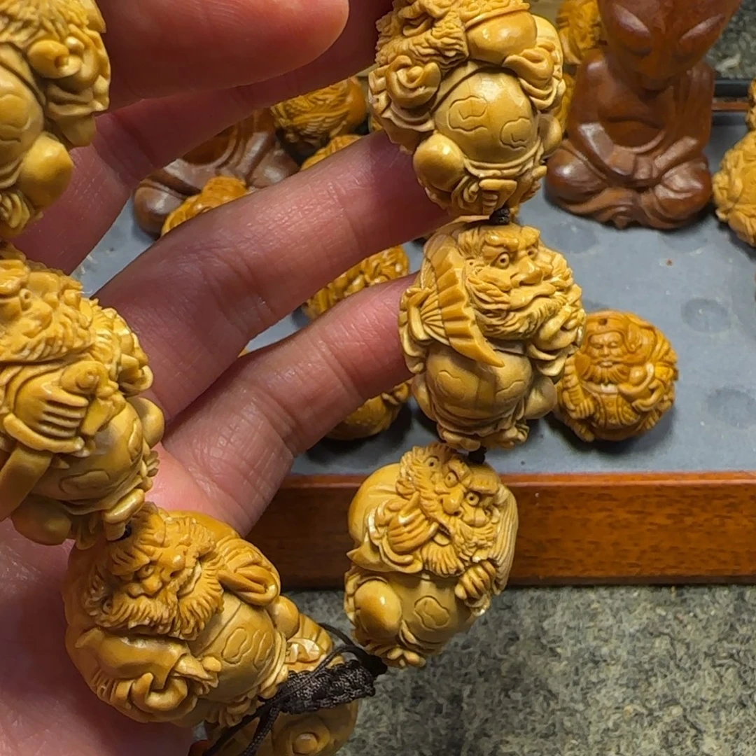 橄榄核吊坠秒女奉天钟馗