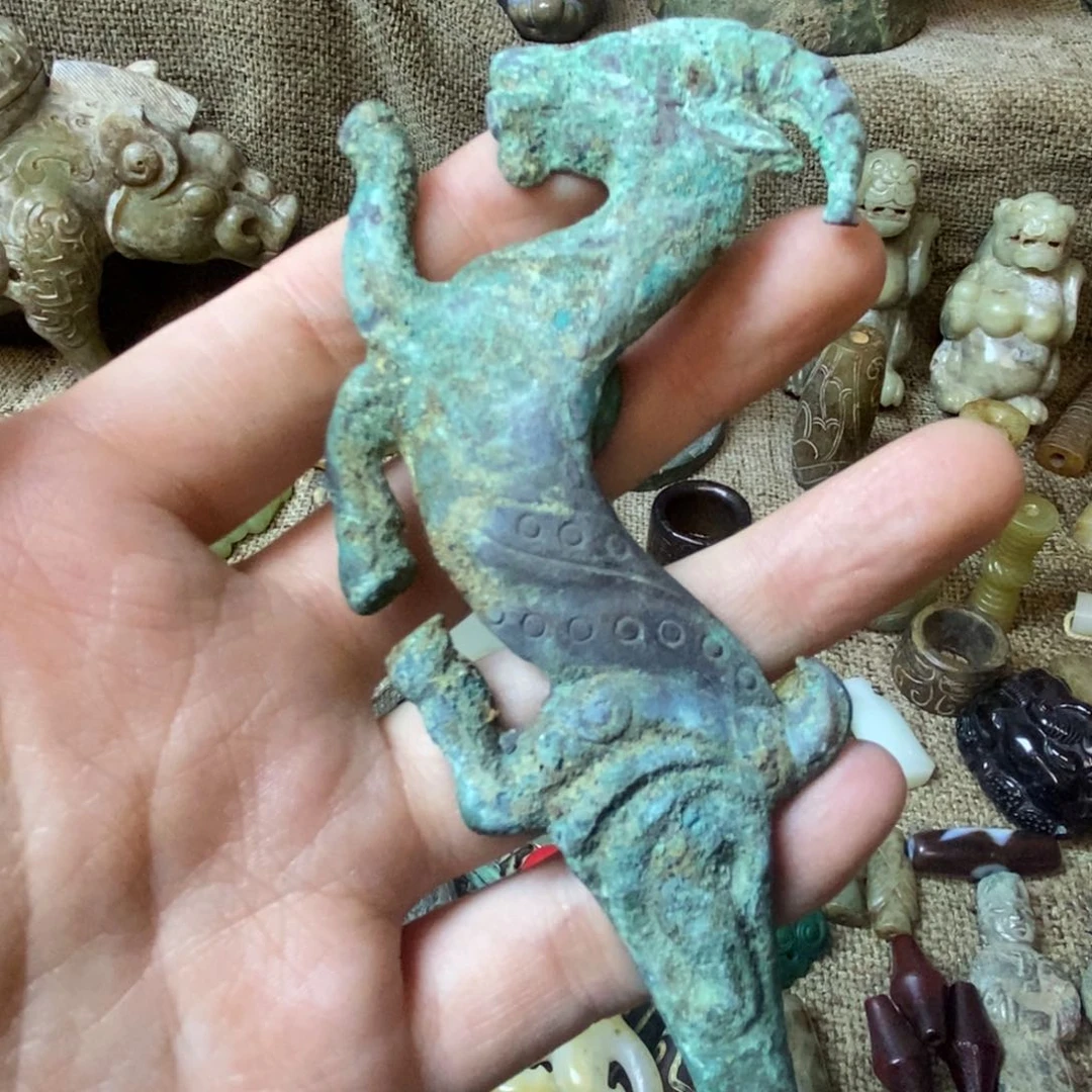 宋代天青色釉盘！你们的人，我净****华