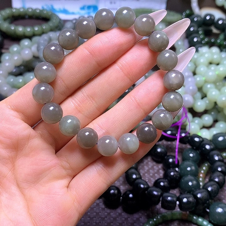 未镶嵌手串和田玉卡10