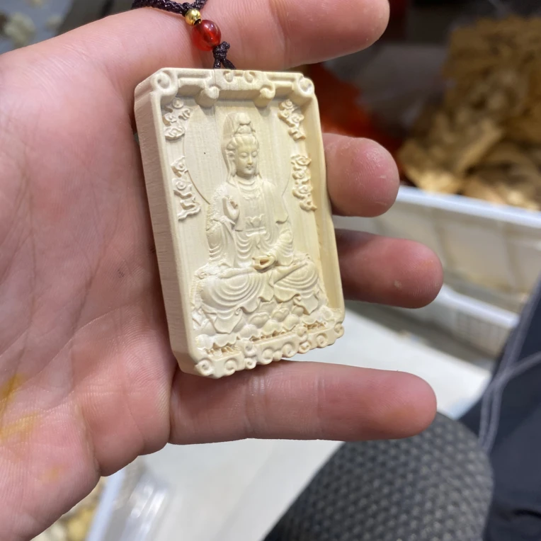 黄杨木观音461牌