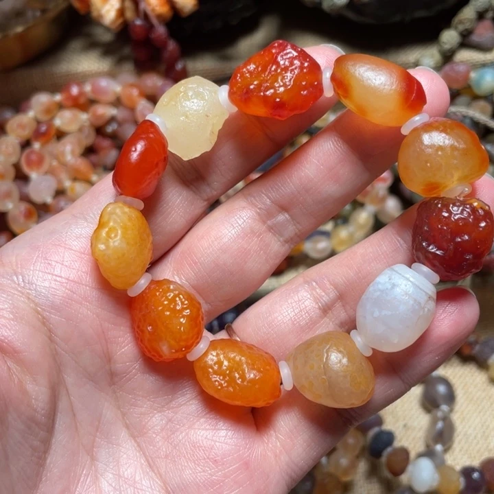 玛瑙/玉髓合金手链