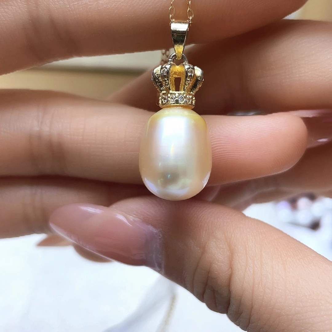 海水珍珠颈饰银S925镶嵌