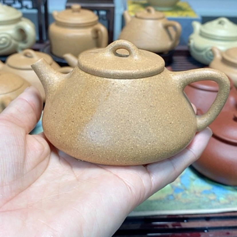 【闪购商品】紫砂茶壶黄金段半手工150毫升