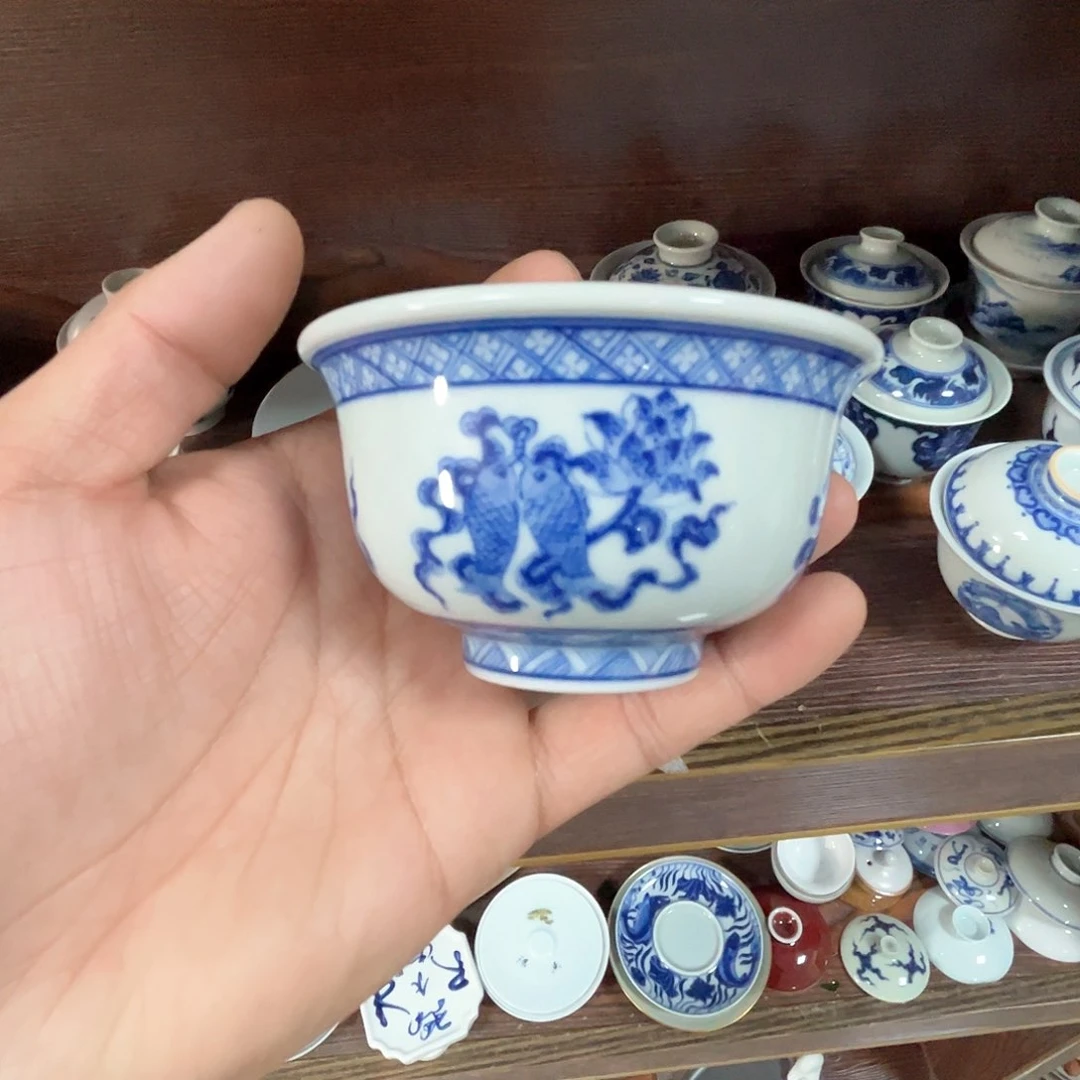 杯青花瓷器青花瓷器