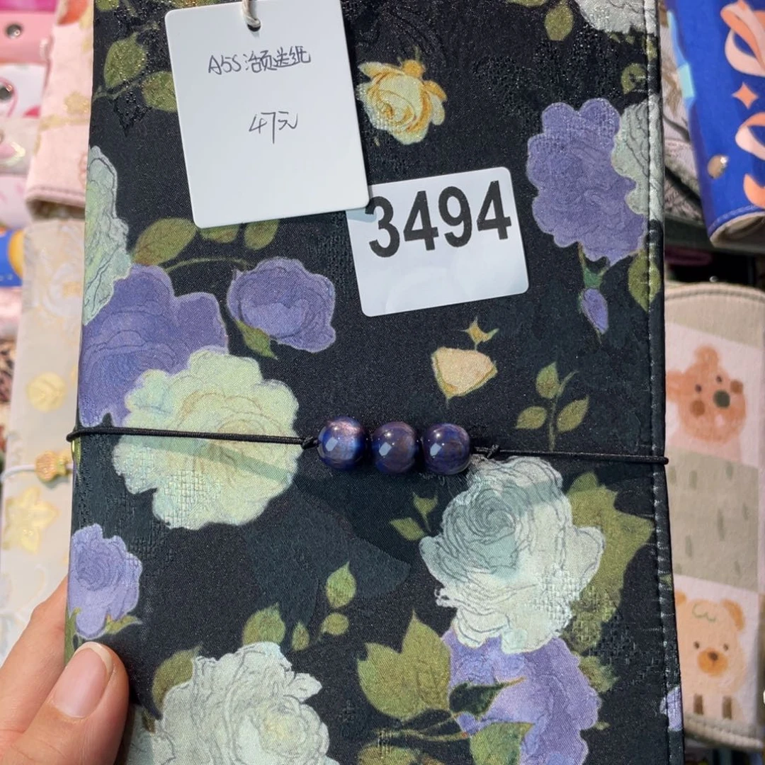 *****刺绣A5s活页加空白纸3494惠1