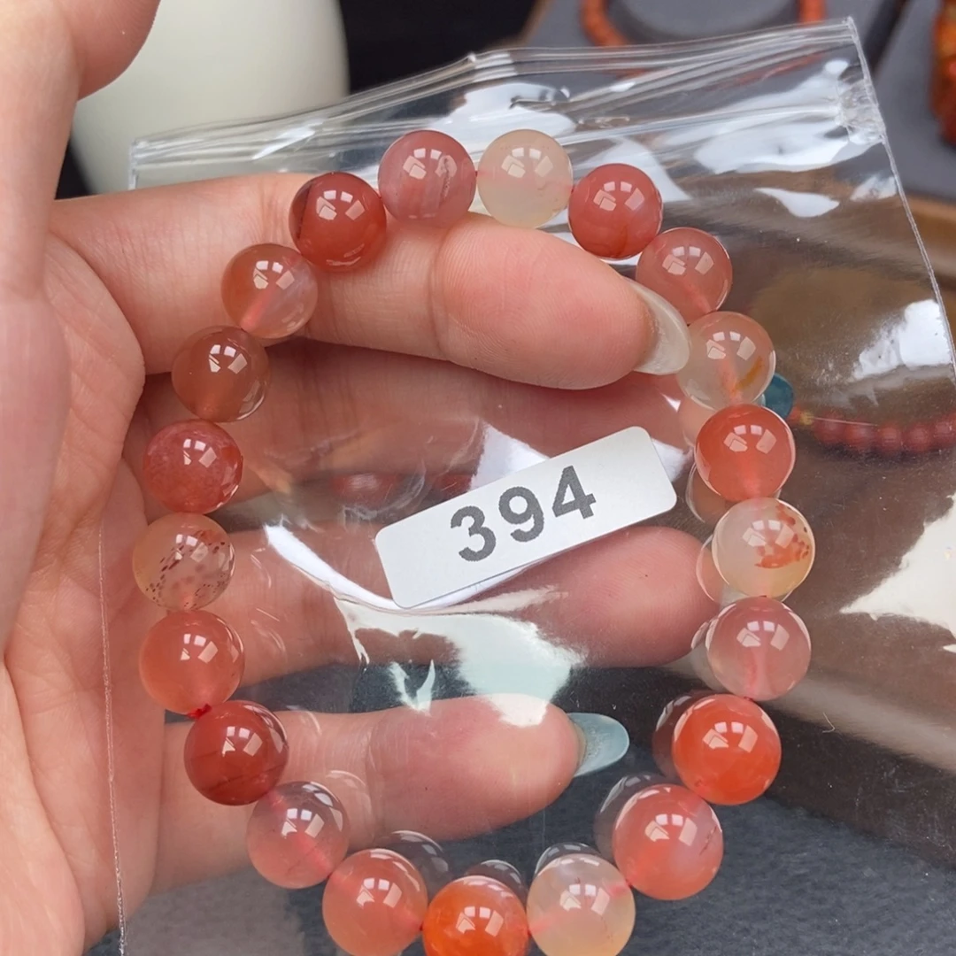 南红玛瑙未镶嵌手链卡9.6