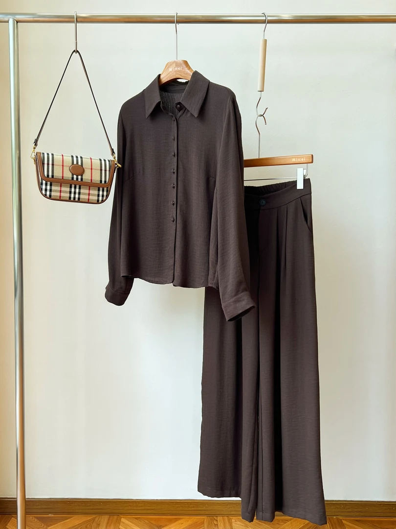 2025设计师新款气质时尚法式老钱套装显瘦两件套83272