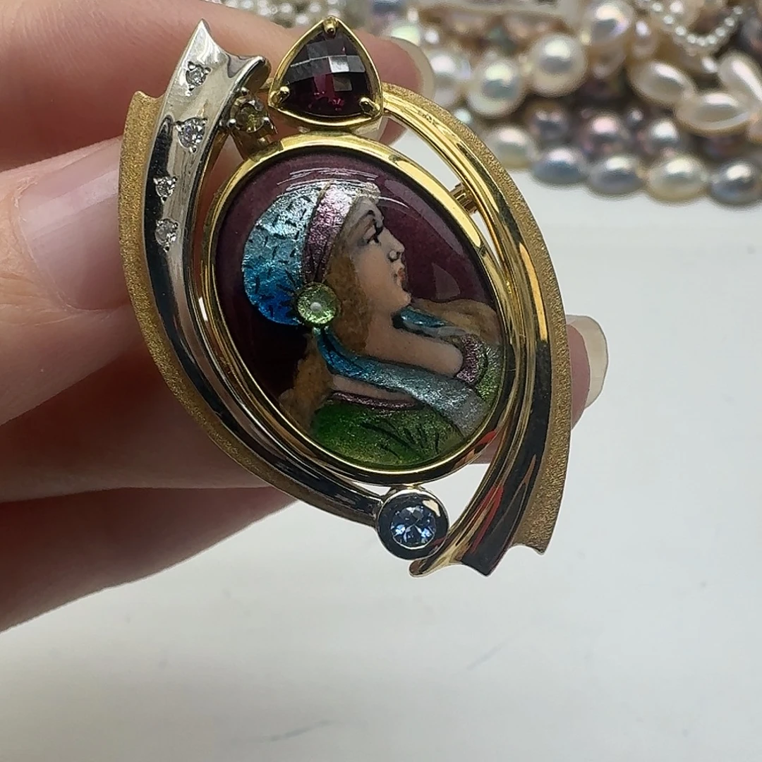 书***阁颈饰未镶嵌钻石成品