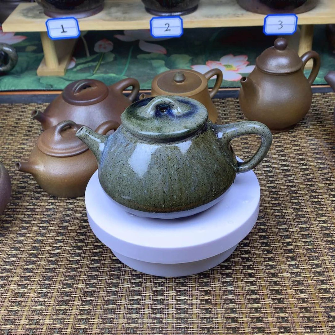 信***仰紫砂茶壶窑宝平盖