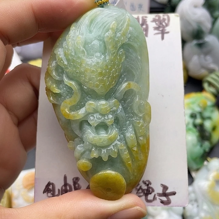 颈饰未镶嵌翡翠天然翡翠