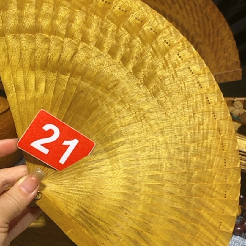 【闪购商品】金丝楠@**石金丝楠木扇子