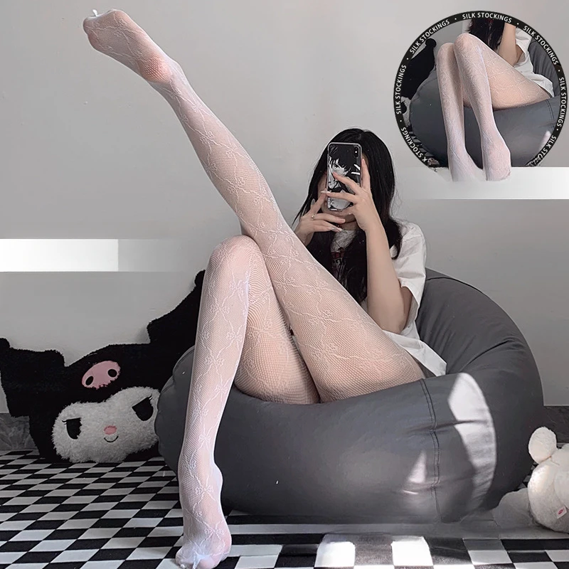 性感黑丝渔网连裤袜情调丝袜内衣3058