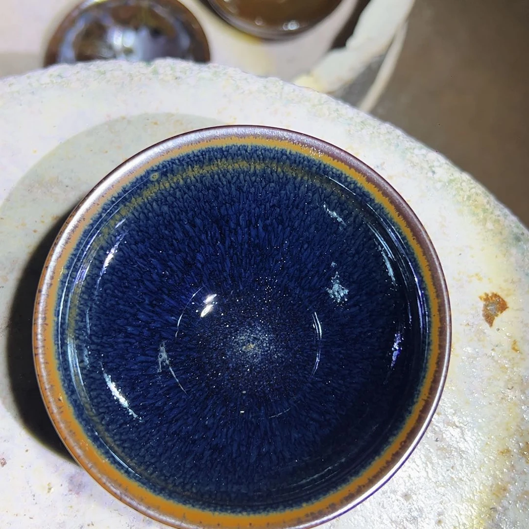 盖碗7宋钰龙窑行知建盏茶器