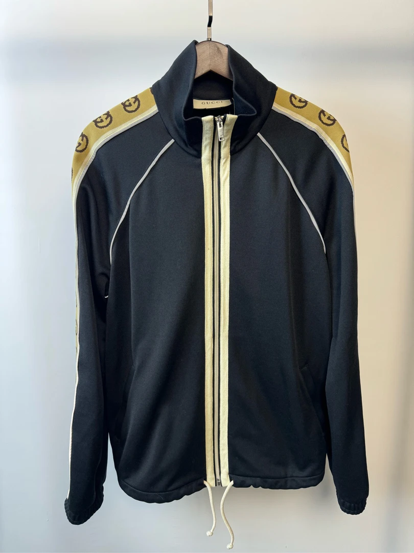 全新未使用 GUCCI/古驰 侧边GG印花校服外套/M码/2712177