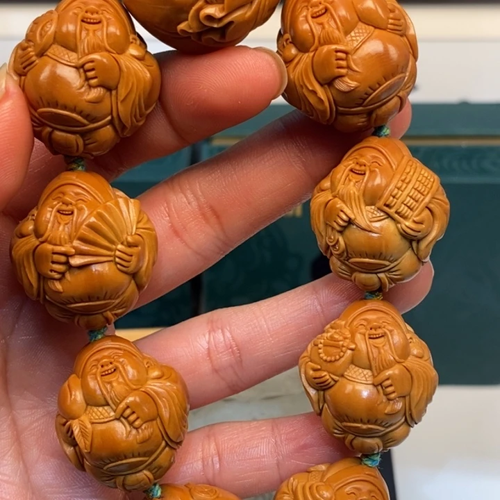橄榄核手串/手链八大财神