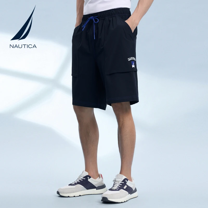 NAUTICA/诺帝卡男装夏季时尚柔软亲肤宽松运动短裤BS3213