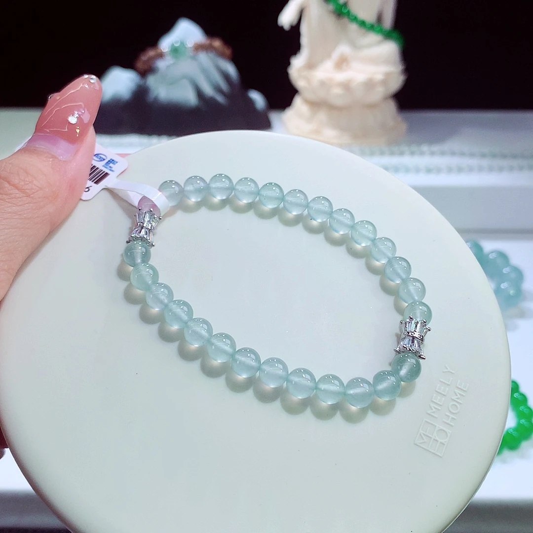 未镶嵌手链翡翠卡6mm