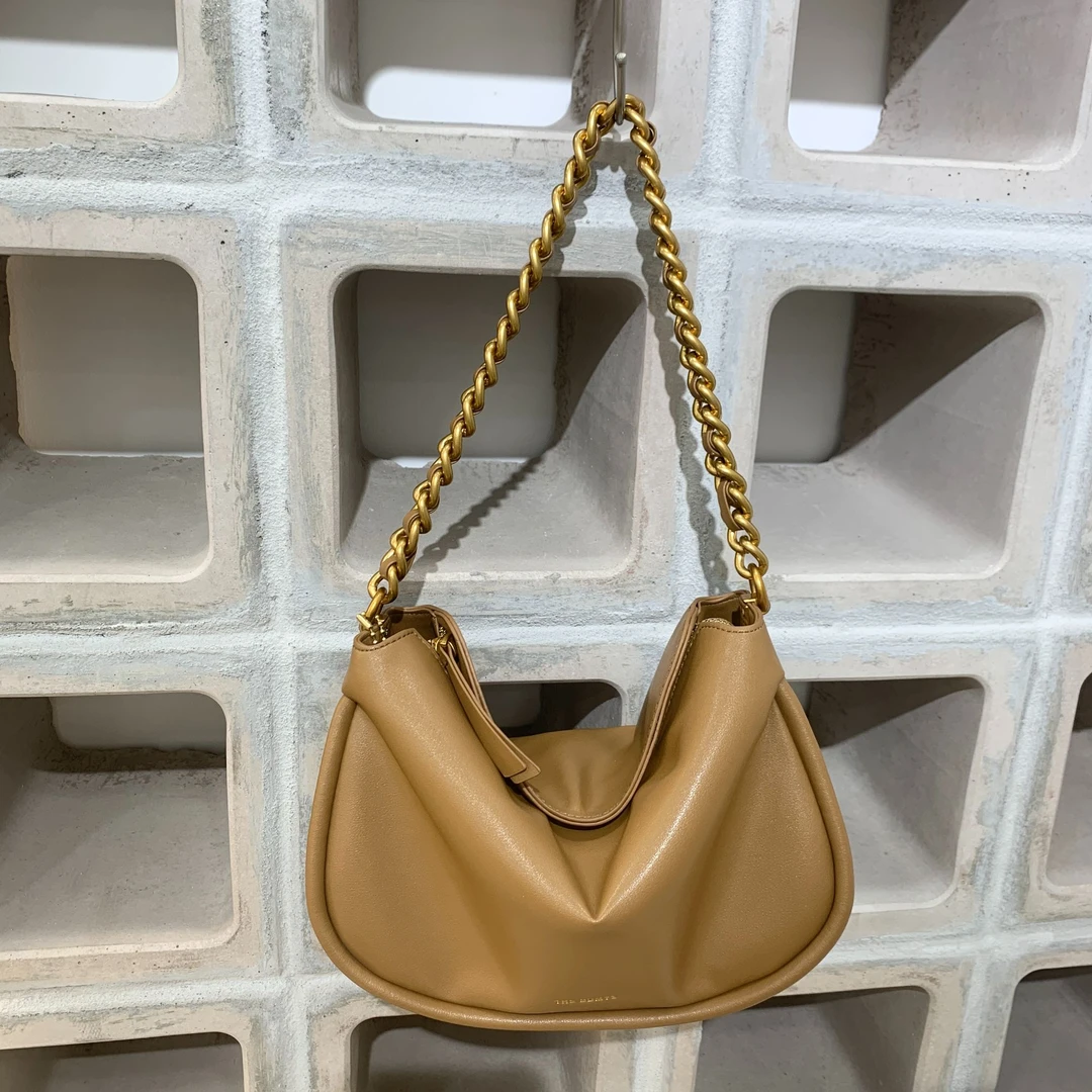 【南沙瑞熙】BD-9918-浅棕-RAIN.CUN轻奢小众时尚女士包