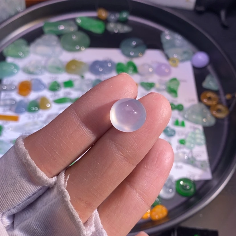 【闪购商品】翡翠挂件未镶嵌蛋