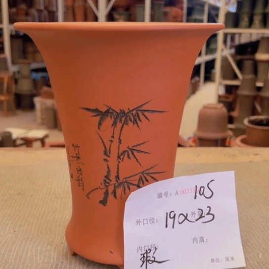 紫砂花盆紫紫砂盆