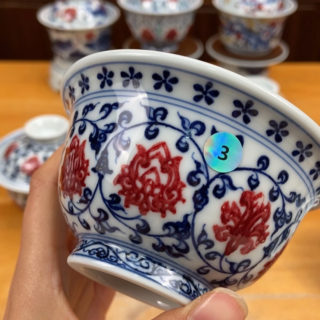 手绘现代茶具非古董