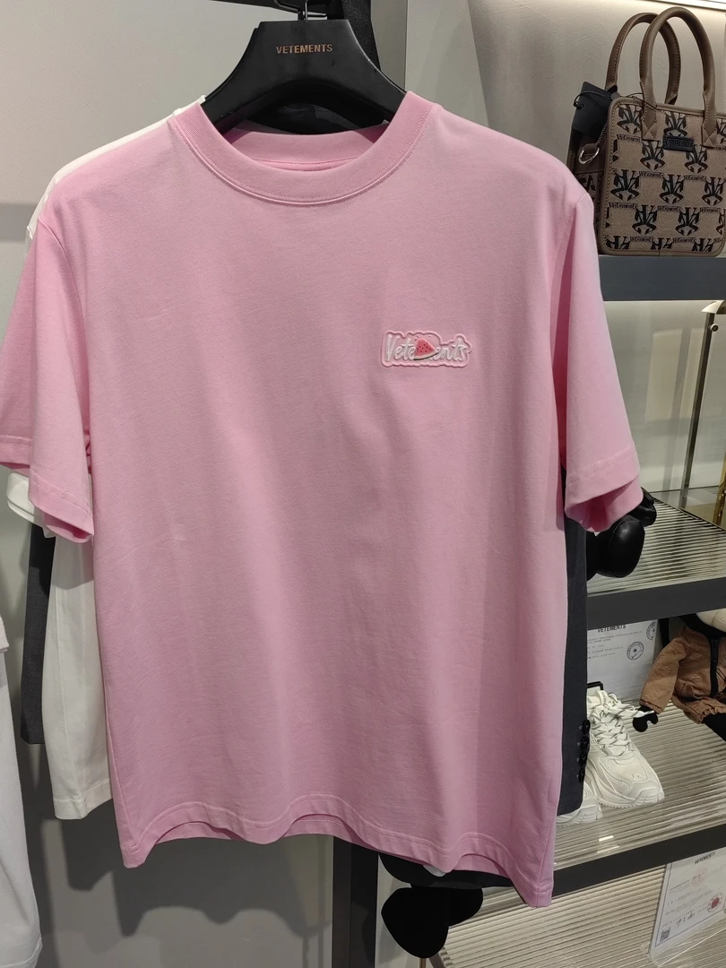 （一口价商品）VETEMENTS伦敦轻奢高阶潮牌短袖圆领T恤男女同款