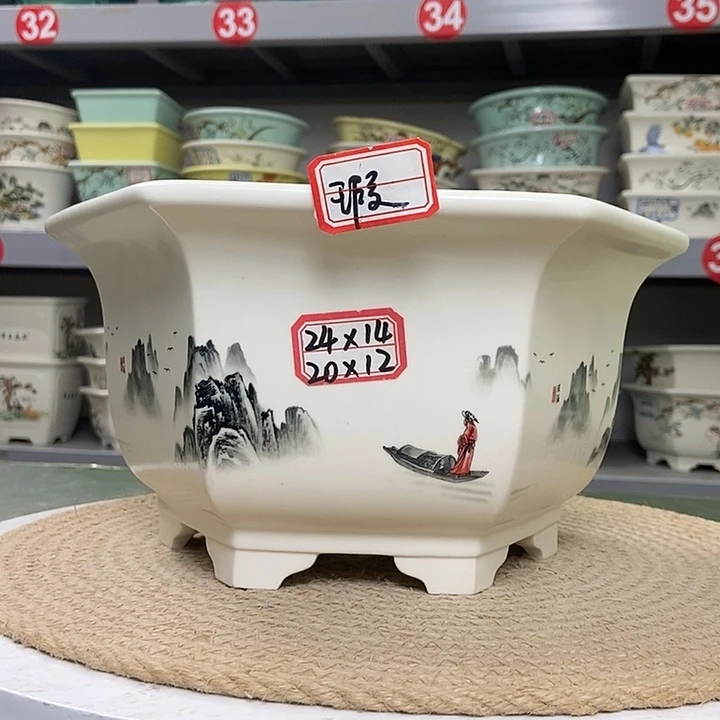 紫砂紫砂花盆0921