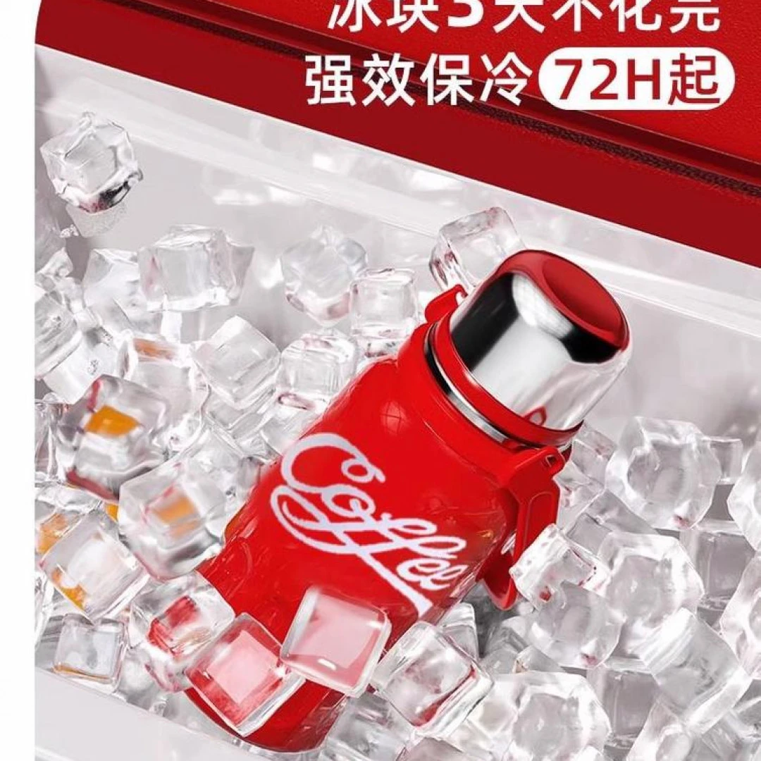 广州中国红大容量保温杯72小时保温316不锈钢加厚保温杯