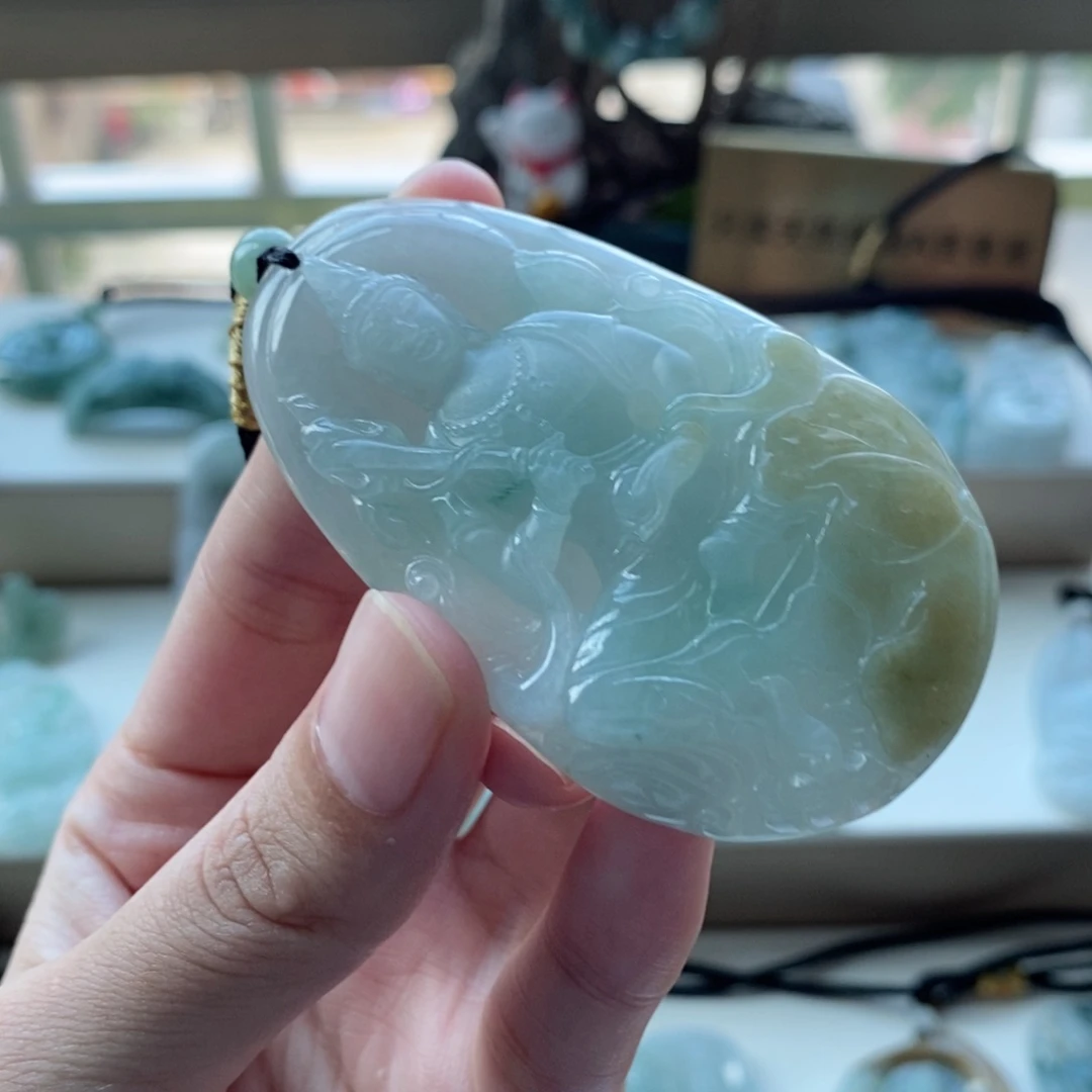 【闪购商品】颈饰未镶嵌翡翠天然缅甸A货翡翠