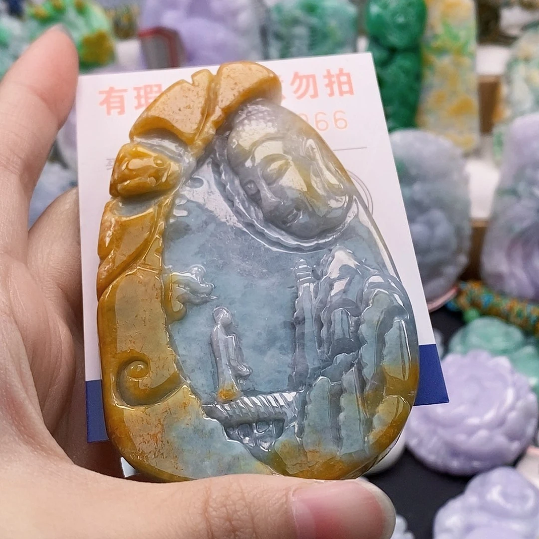 吊坠(不含链)未镶嵌翡翠