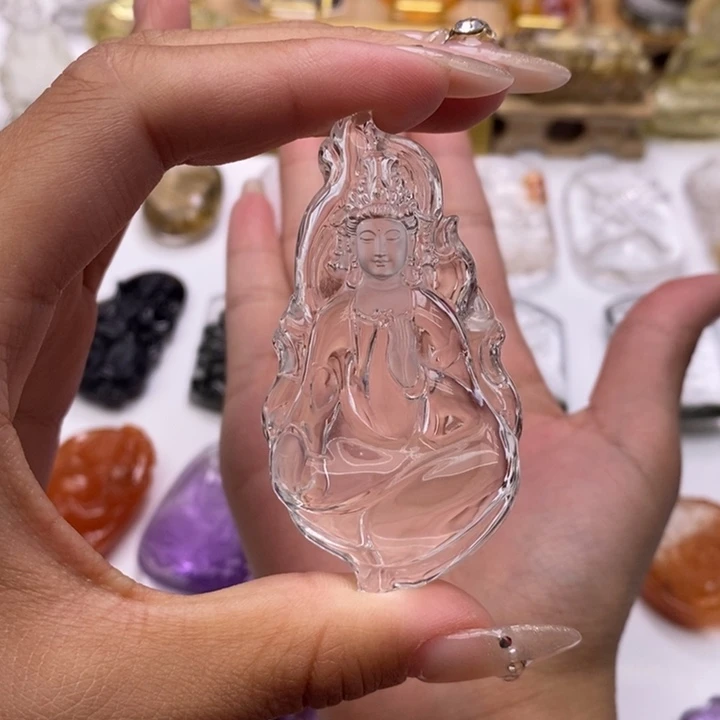 未镶嵌项链水晶小*哥定制