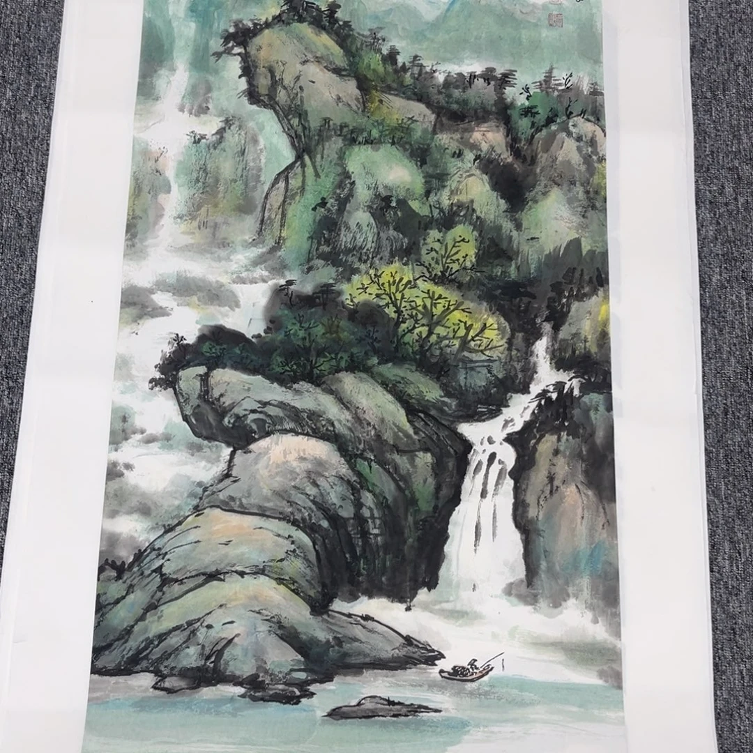 国画绘画作品多次参加全国