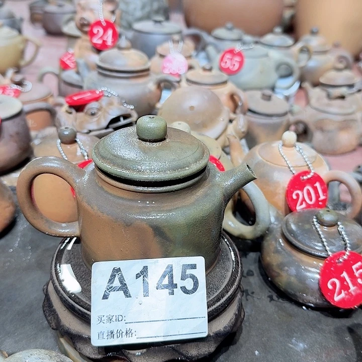 茶壶紫砂坭兴陶柴烧