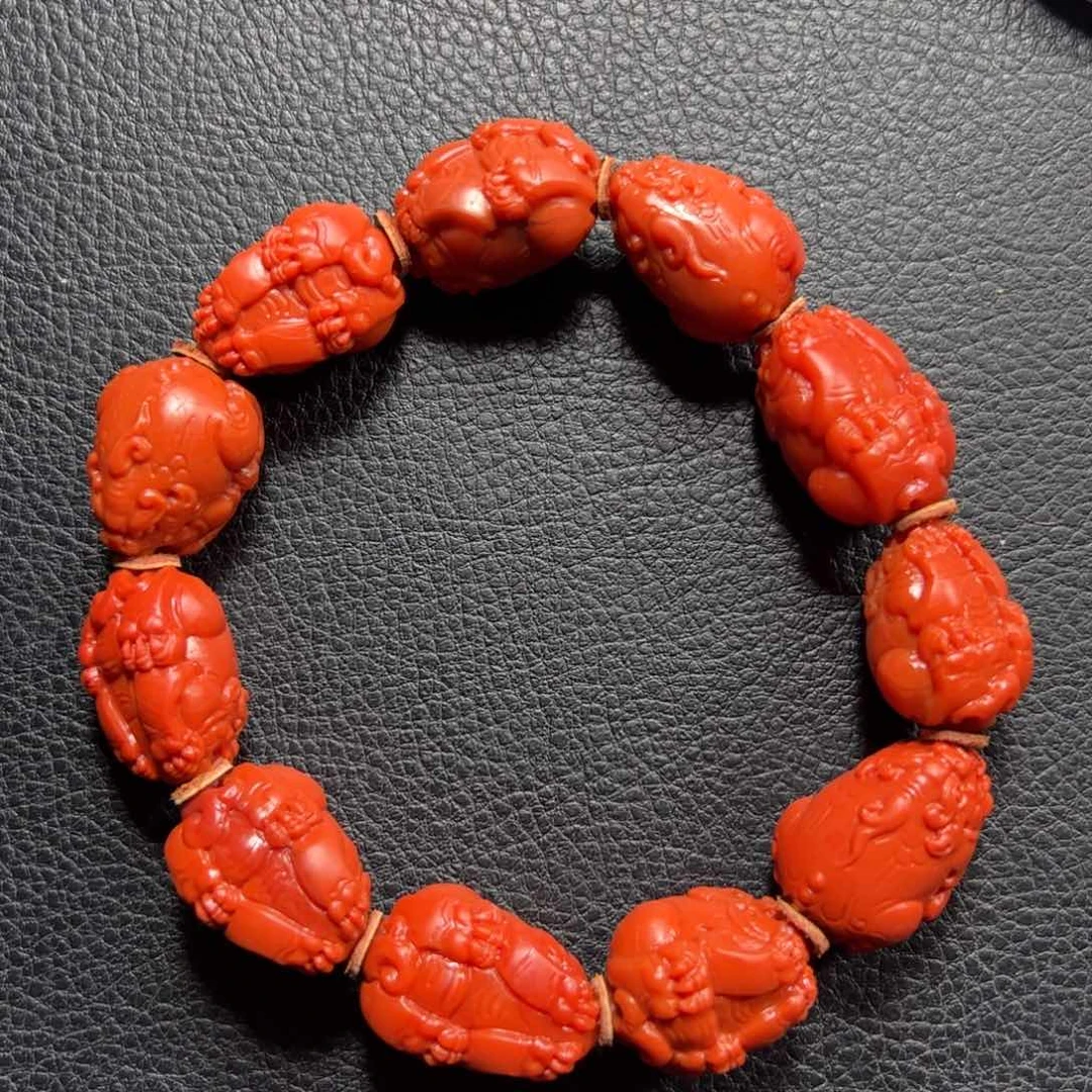 南红玛瑙随型手串未镶嵌