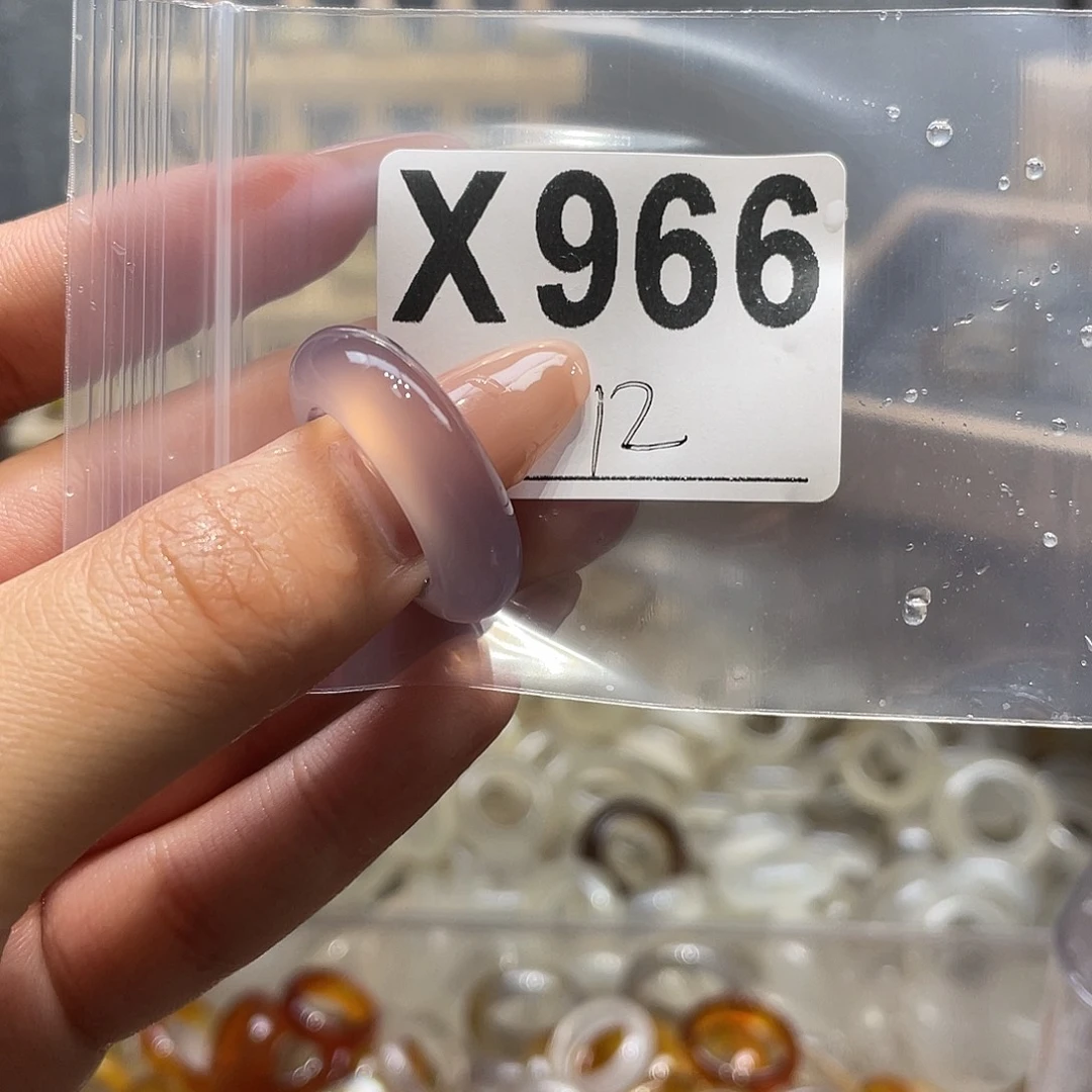 玛瑙/玉髓未镶嵌戒指966