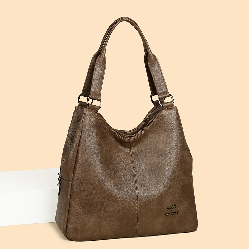 袋鼠蔓蔓雅源托特包女包新款秋冬高级感包包大容量复古通勤单肩包