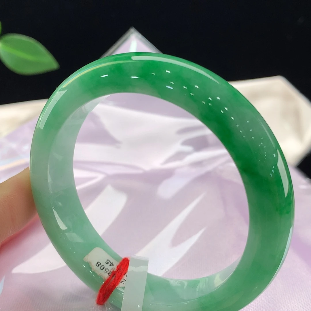 翡翠未镶嵌手镯0145