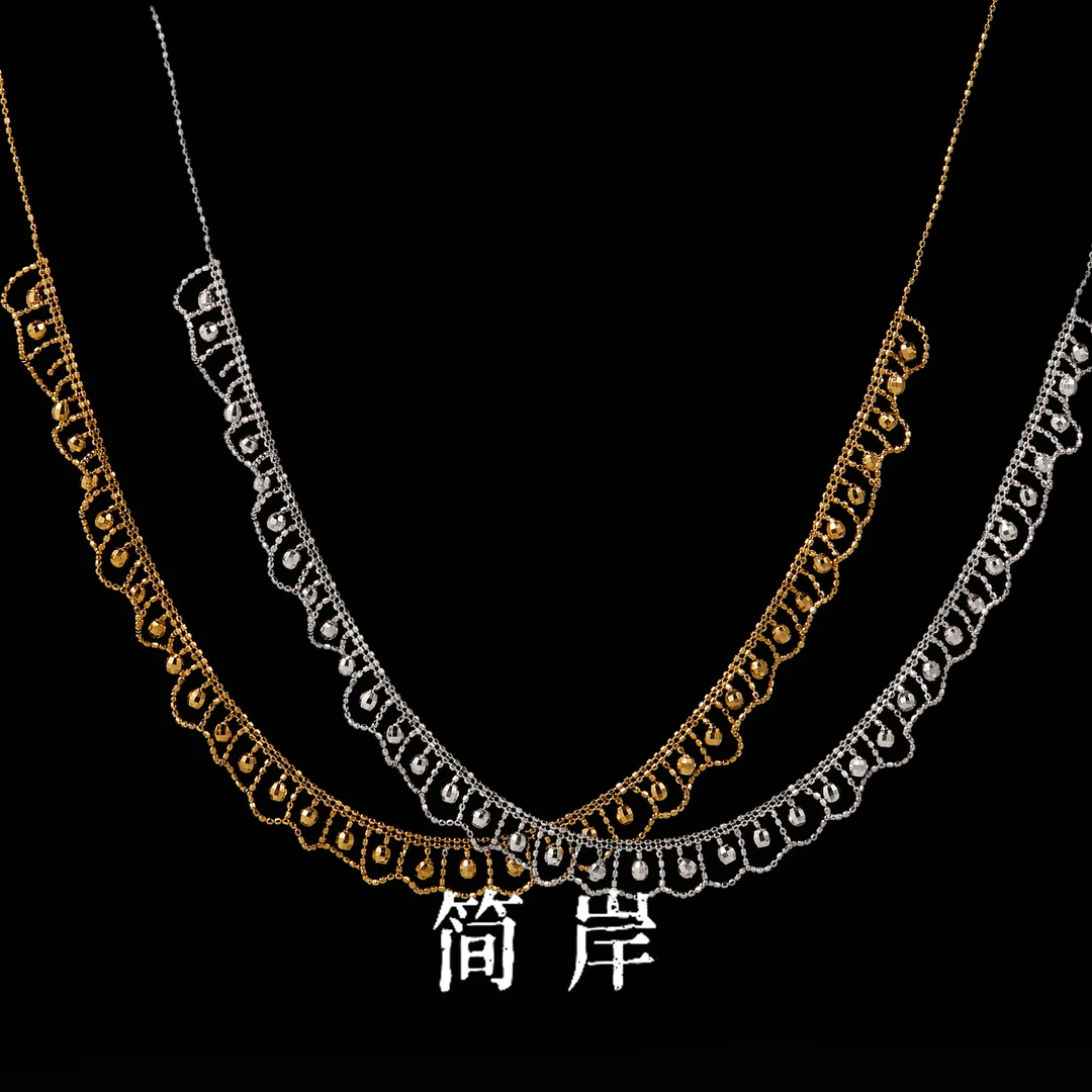 jeshore/简岸 链子925银 凡尔赛絮语蕾丝项链