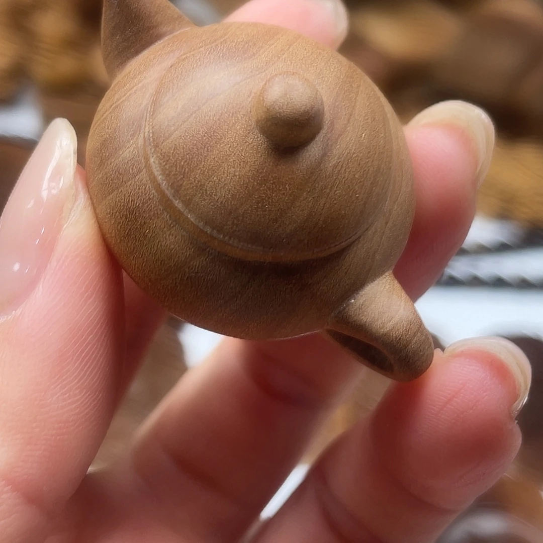 无***优檀香木无事牌老山檀香把把壶