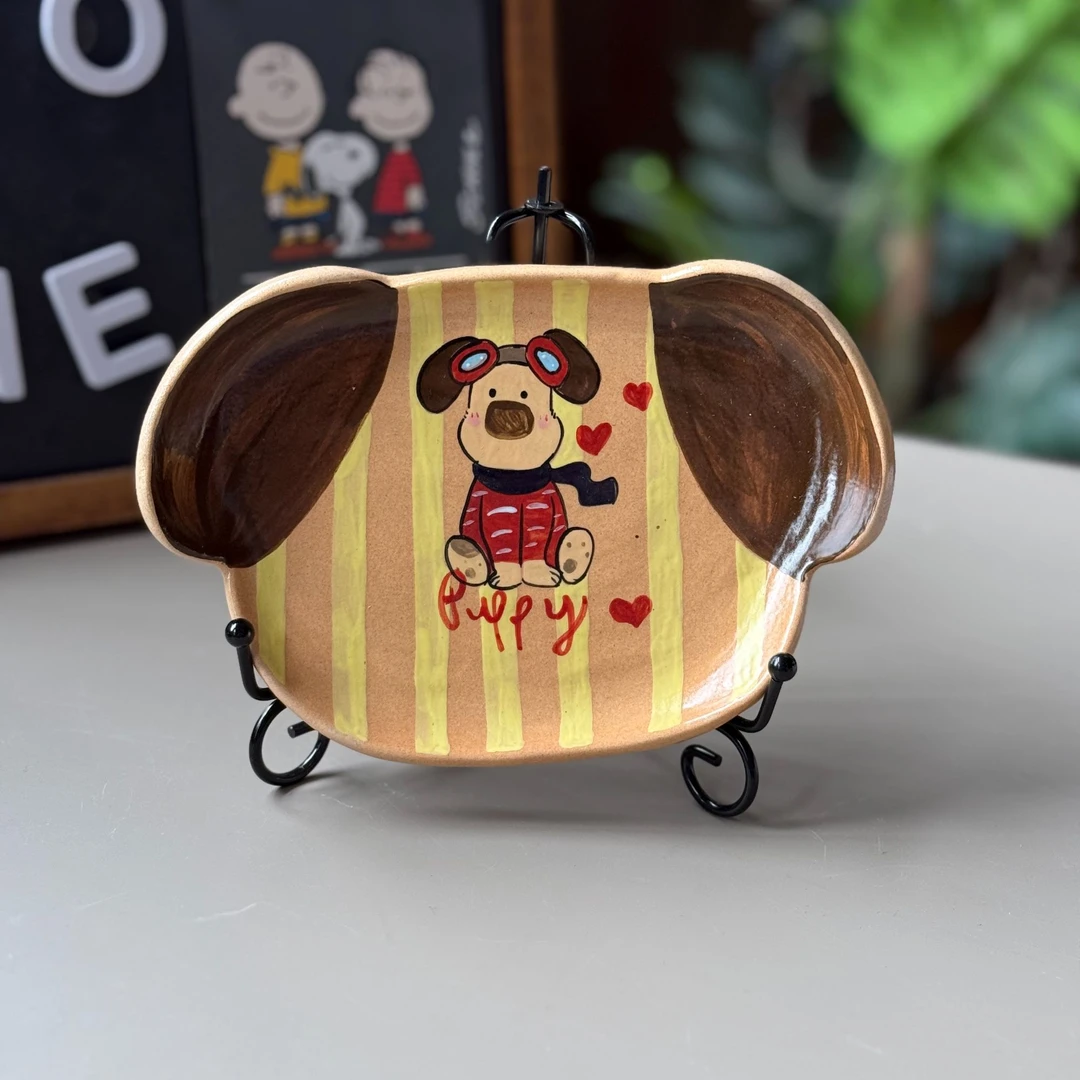 编号279puppy小狗异形盘