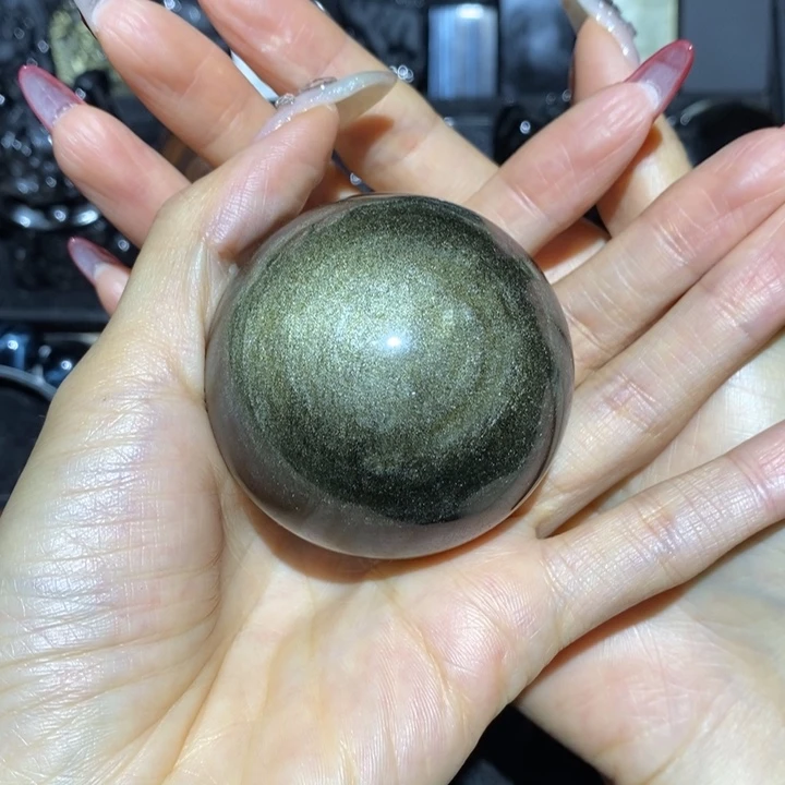 黑曜岩珠宝奇石未镶嵌青*.