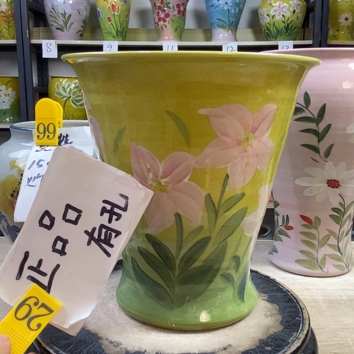 景德镇高温陶瓷花盆