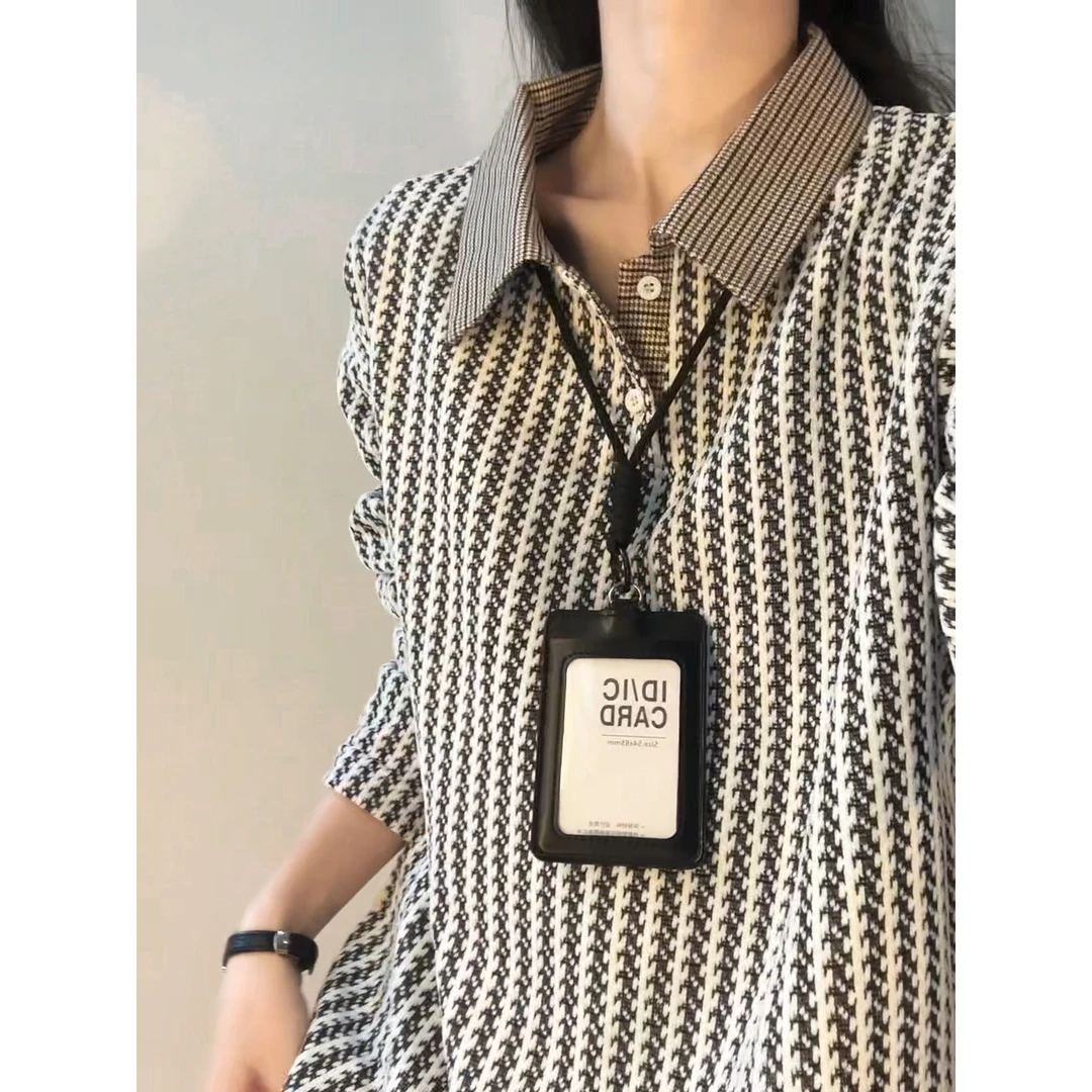 【运费补贴+8小时现货】美式复古polo衫卫衣男鱼骨纹长袖t恤秋冬季