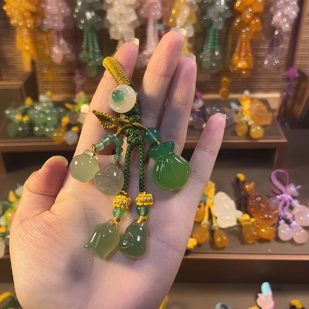 玛瑙/玉髓未镶嵌车挂