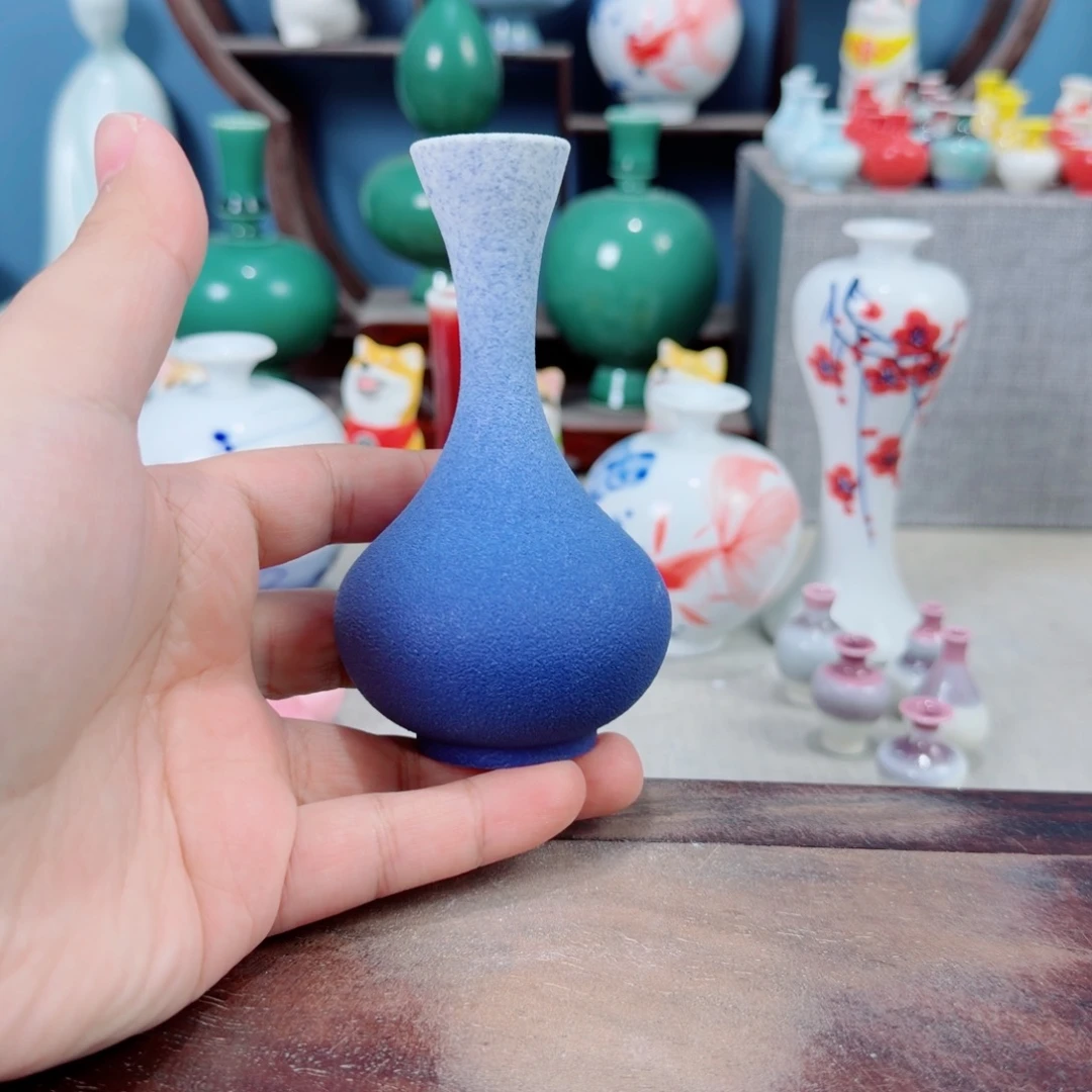 陶瓷手工小花器摆件