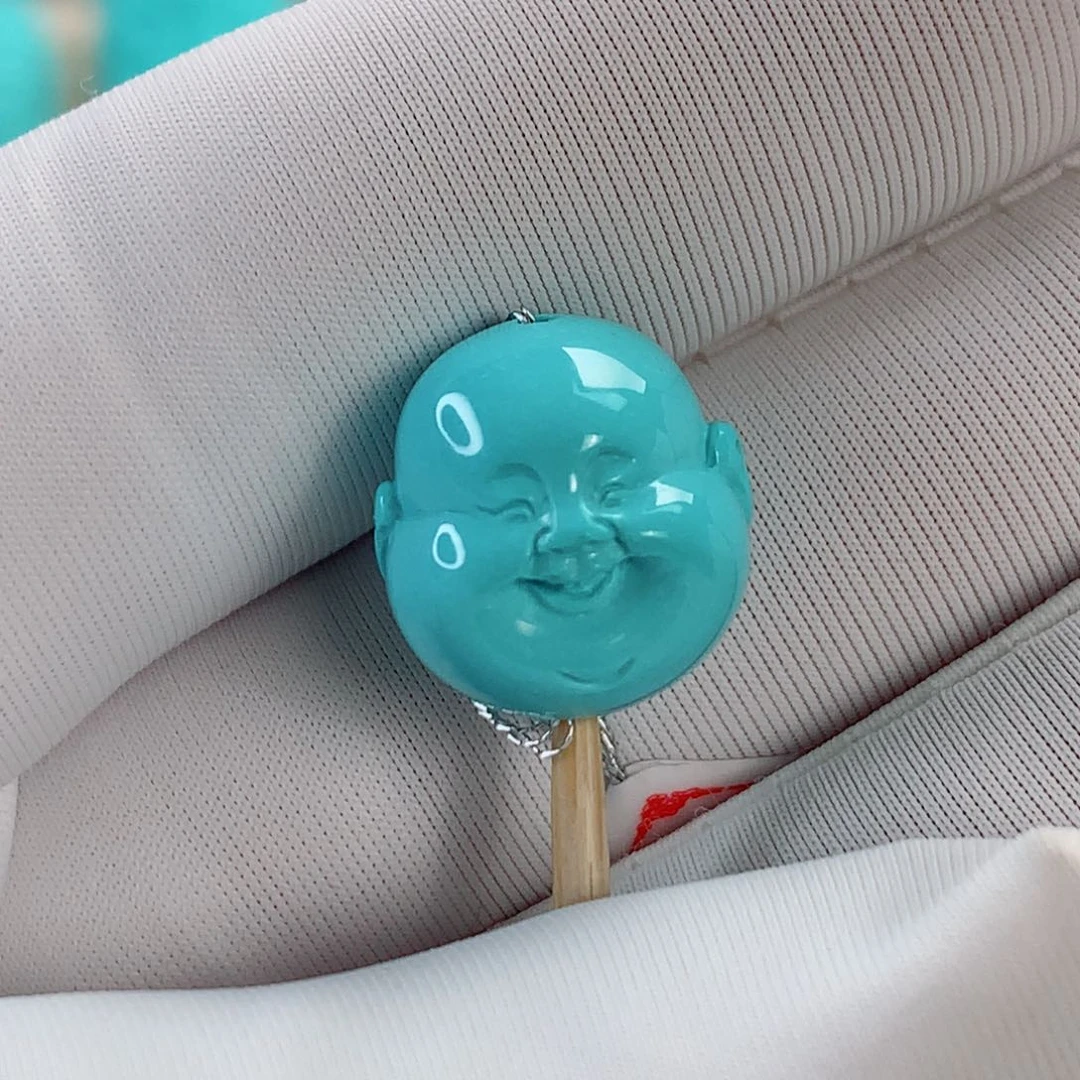 绿松石挂件未镶嵌