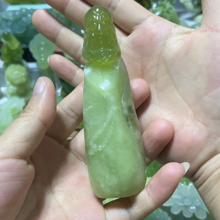 【闪购商品】未镶嵌蛇纹石玉把件